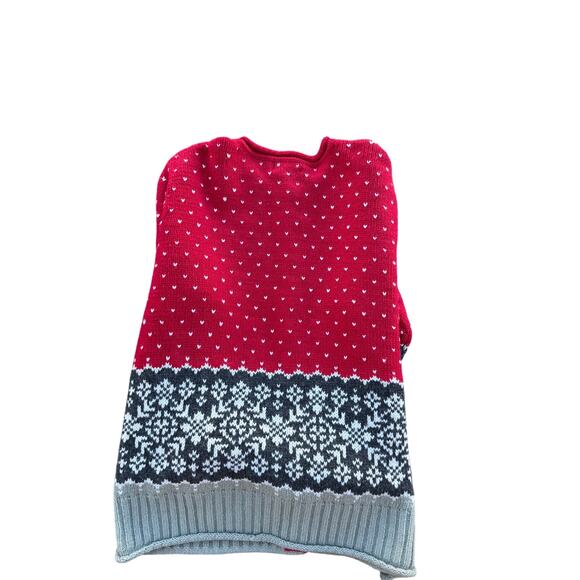 ❄️ Vintage Sonoma Wool Nordic Fair Isle Cardigan – Red Gray – Women’s XL - Picture 5 of 5